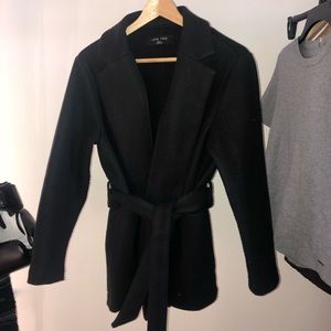 LOVE TREE black felt coat [size S]